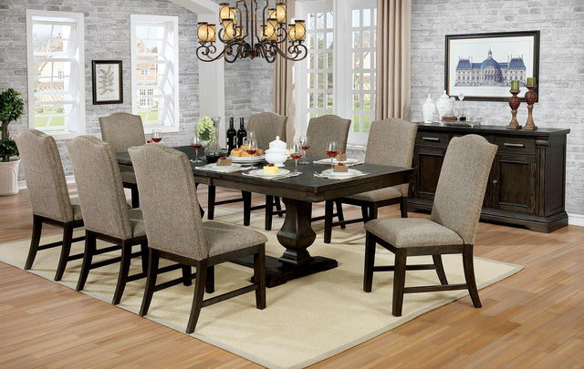 Furniture of America Faulk 7 Pc. Dining Table Set