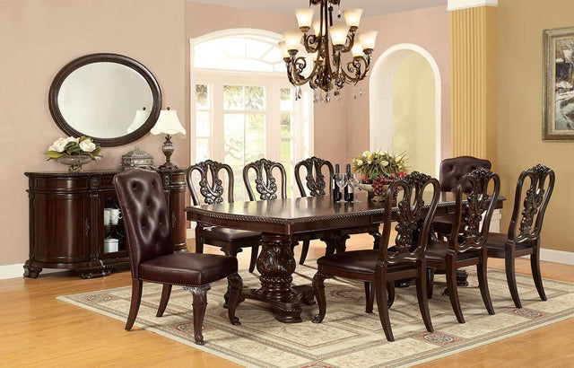Furniture of America Bellagio 7 Pc. Dining Table Set