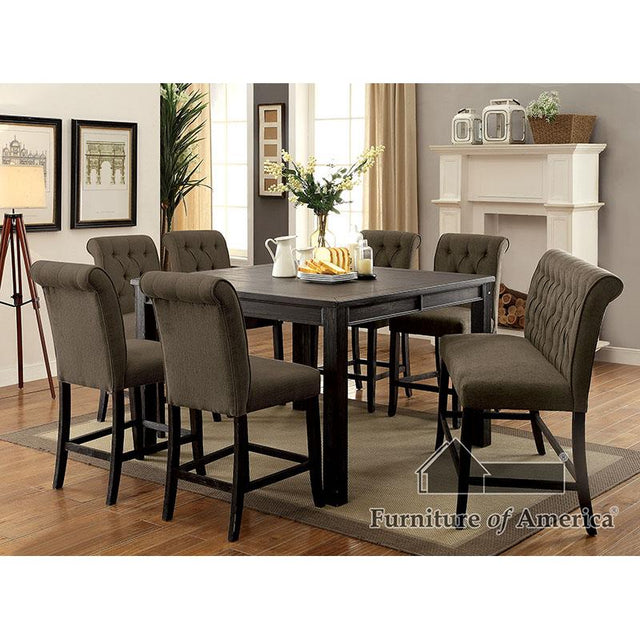 Furniture of America Sania III Counter Ht. Chair (2/CTN)