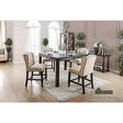 Furniture of America Sania III 54" Square Counter Ht. Table