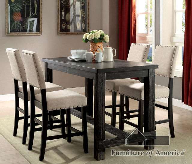 Furniture of America Sania III Counter Ht. Bench