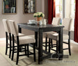 Furniture of America Sania III Counter Ht. Chair (2/CTN)