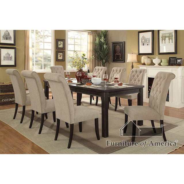 Furniture of America Sania III 9 Pc. Dining Table Set