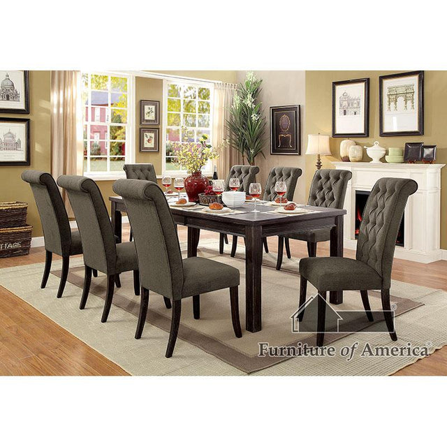 Furniture of America Sania III 9 Pc. Dining Table Set
