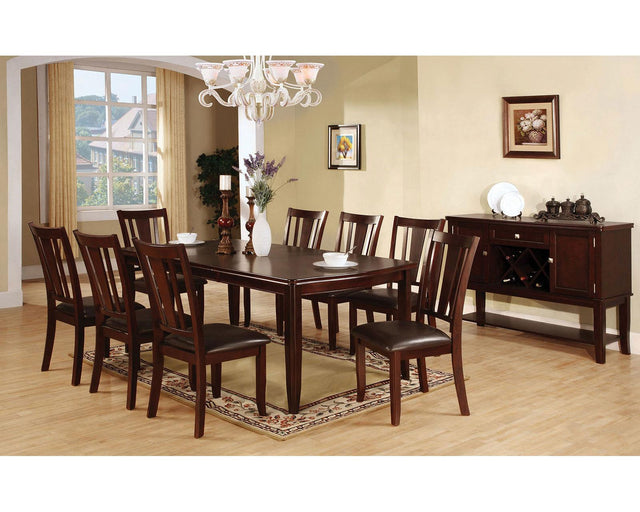 Furniture of America Edgewood I 9 Pc. Dining Table Set