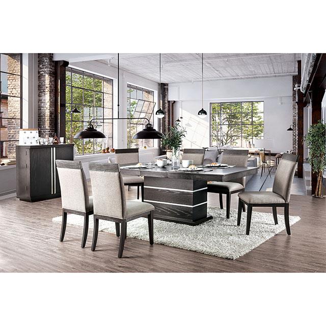 Furniture of America Modoc 7 Pc. Dining Table Set