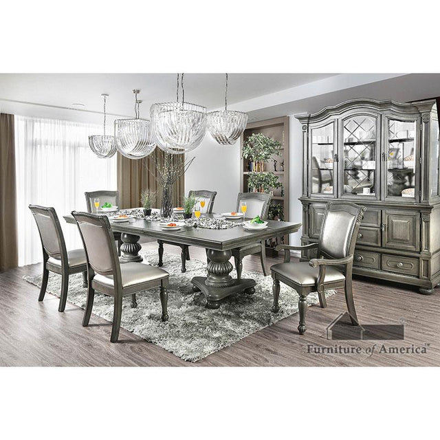 Furniture of America Alpena Dining Table, Gray