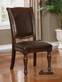 Furniture of America Alpena Arm Chair (2/CTN), Brown Cherry