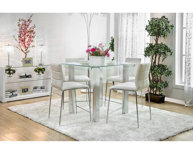 Furniture of America Richfield II 5 Pc. Round Counter Ht. Table Set