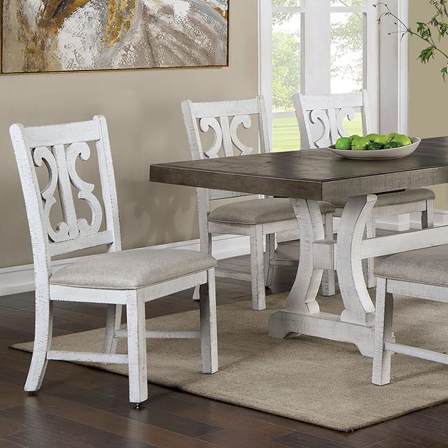 Furniture of America Auletta Dining Table, Gray