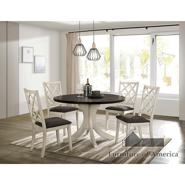 Furniture of America Haleigh Round Dining Table
