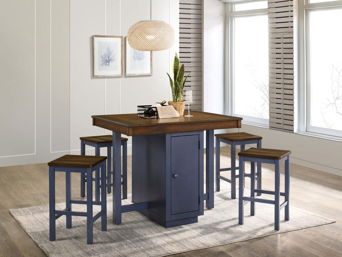 Furniture of America Azurine 5 Pc. Counter Ht. Table Set
