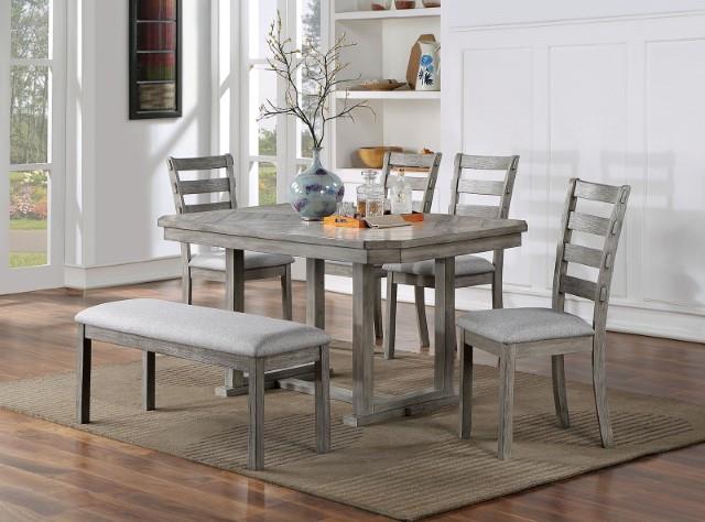 Furniture of America Laquila Dining Table, Gray