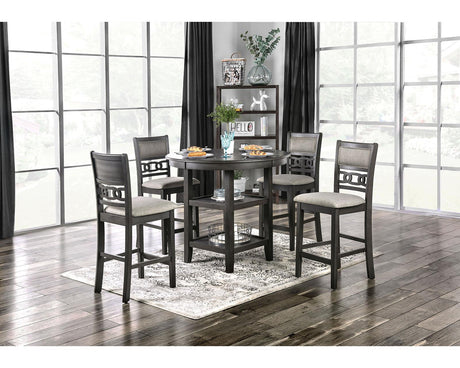 Furniture of America Milly 5 Pc. Counter Ht. Table Set