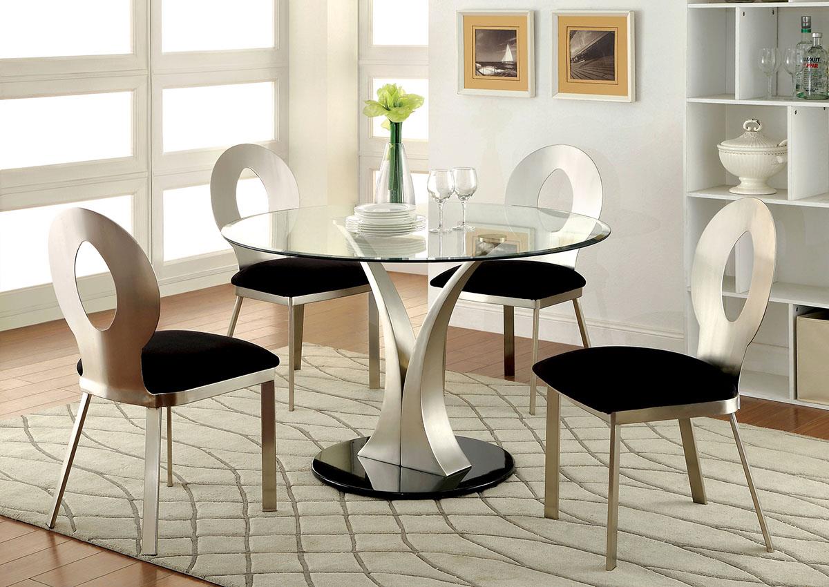 Furniture of America Valo 5 Pc. Dining Table Set