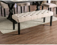 Furniture of America Alfred Bench, Ivory