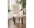 Furniture of America Alfred Side Chair, Ivory (2/CTN)
