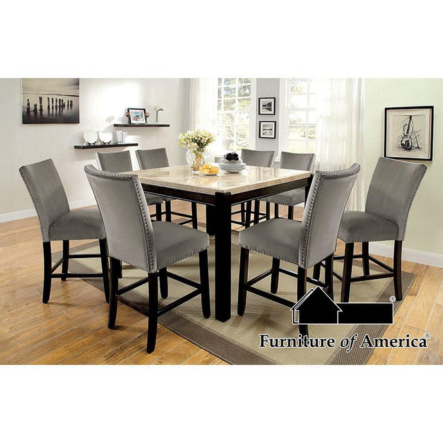 Furniture of America Gladstone 9 Pc. Counter Ht. Table Set