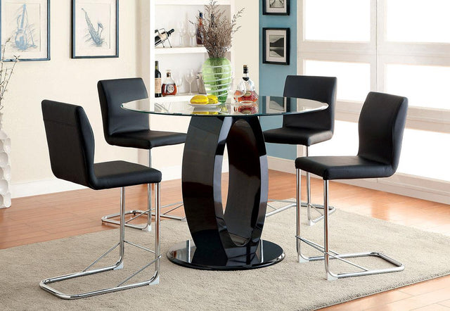 Furniture of America Lodia II Round Counter Ht. Table
