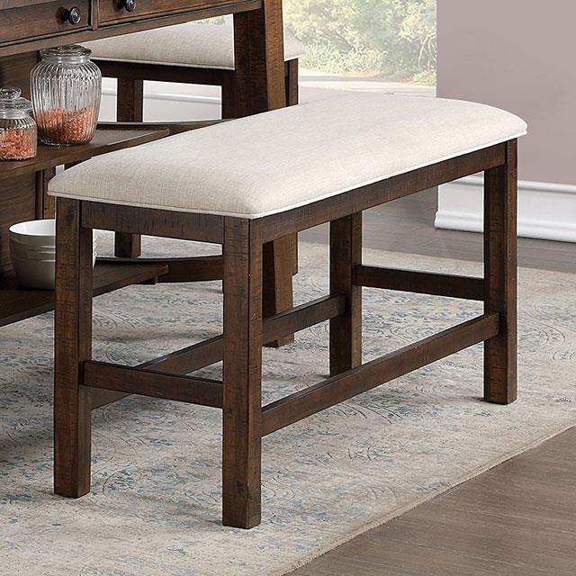 Furniture of America Fredonia Counter Ht. Bench