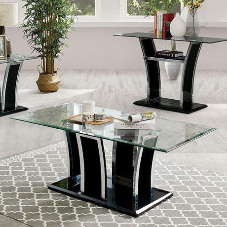 Furniture of America Staten End Table, Black