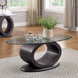 Furniture of America Lodia End Table, Gray