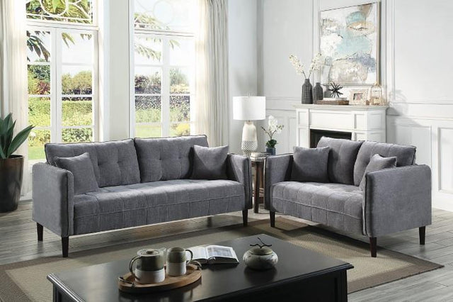 Furniture of America CM6736DG Sofa + Loveseat