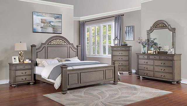 Furniture of America Syracuse 5 Pc. Queen Bedroom Set w/ Chest