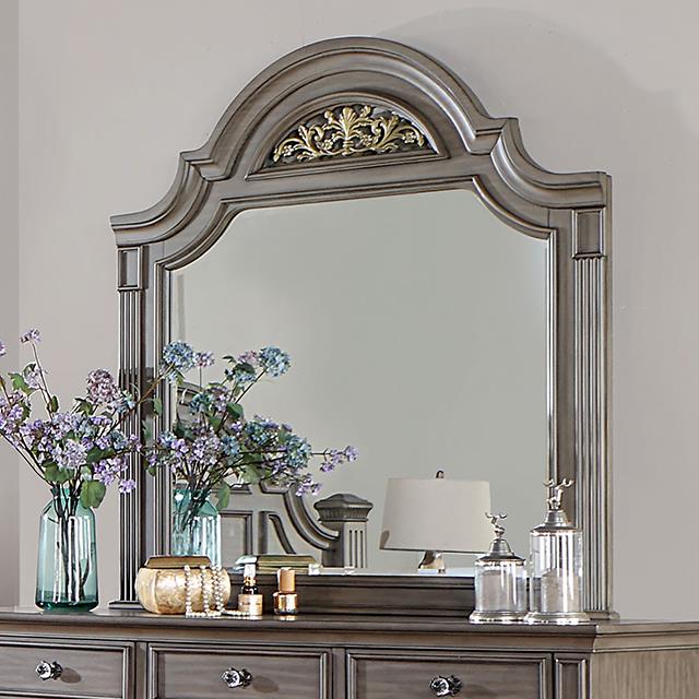 Furniture of America Syracuse Mirror, Gray