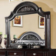 Furniture of America Syracuse Mirror, Dark Walnut
