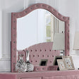Furniture of America Zohar Mirror, Pink