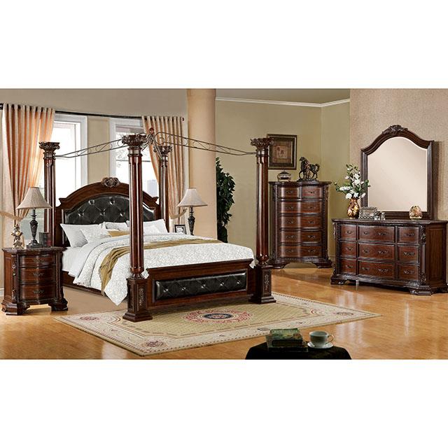 Furniture of America Mandalay 5 Pc. Queen Bedroom Set w/ Chest