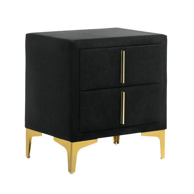 Furniture of America Florizel Nightstand, Black