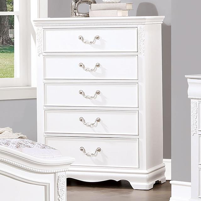 Furniture of America Alecia Chest, White