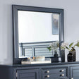 Furniture of America Manzanillo Mirror, Slate Blue