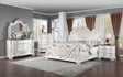 Furniture of America Esparanza Queen Bed, Pearl White