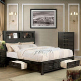Furniture of America Karla E.King Bed, Gray