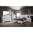 Furniture of America Chrissy Mirror, White