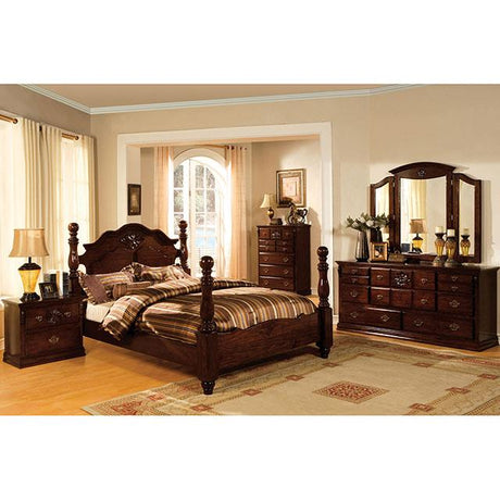 Furniture of America Tuscan II 5 Pc. Queen Bedroom Set w/ 2NS