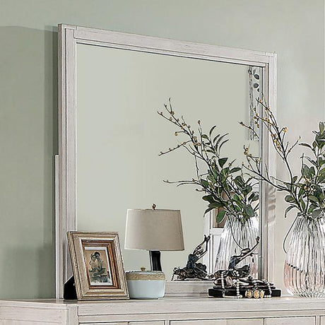 Furniture of America Berenice Mirror, White