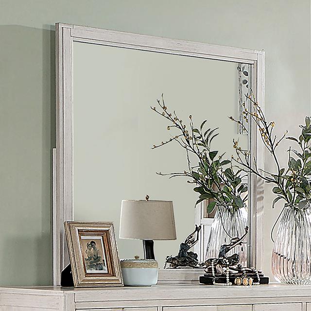 Furniture of America Berenice Mirror, White