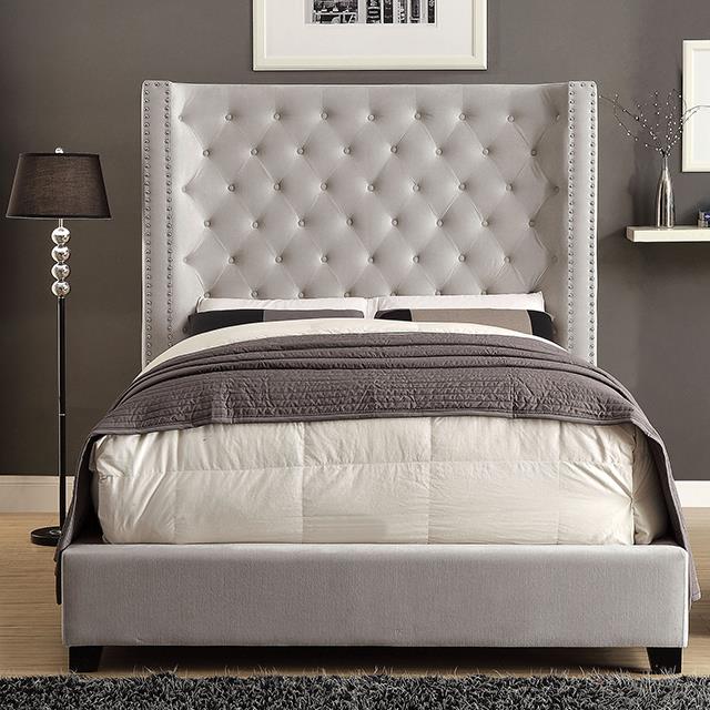 Furniture of America Rosabelle Queen Bed, Ivory
