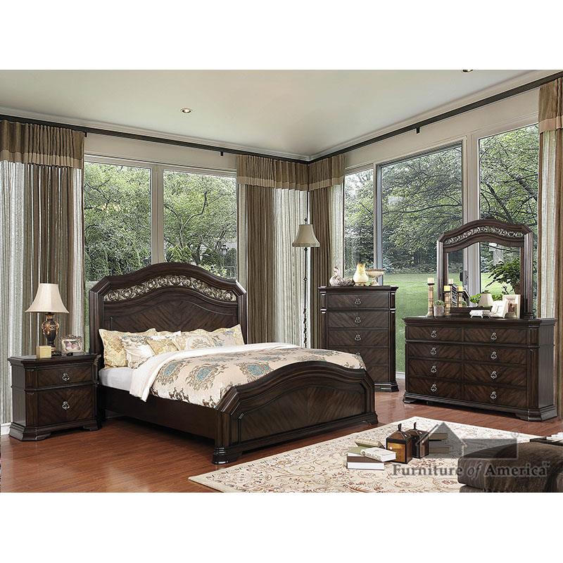 Furniture of America Calliope E.King Bed