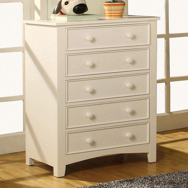 Furniture of America Corry Chest, White