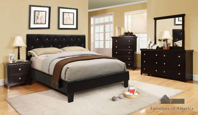 Furniture of America Velen E.King Bed, Black