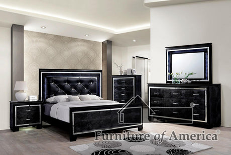 Furniture of America Bellanova E.King, Black
