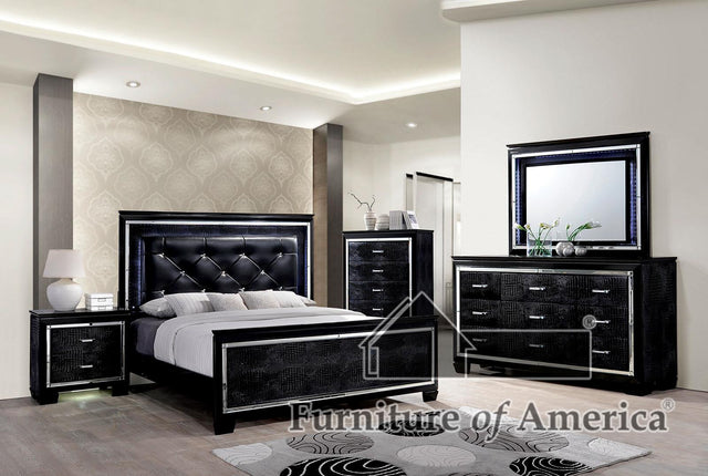 Furniture of America Bellanova E.King, Black