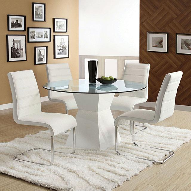 Furniture of America Glenview Round Dining Table