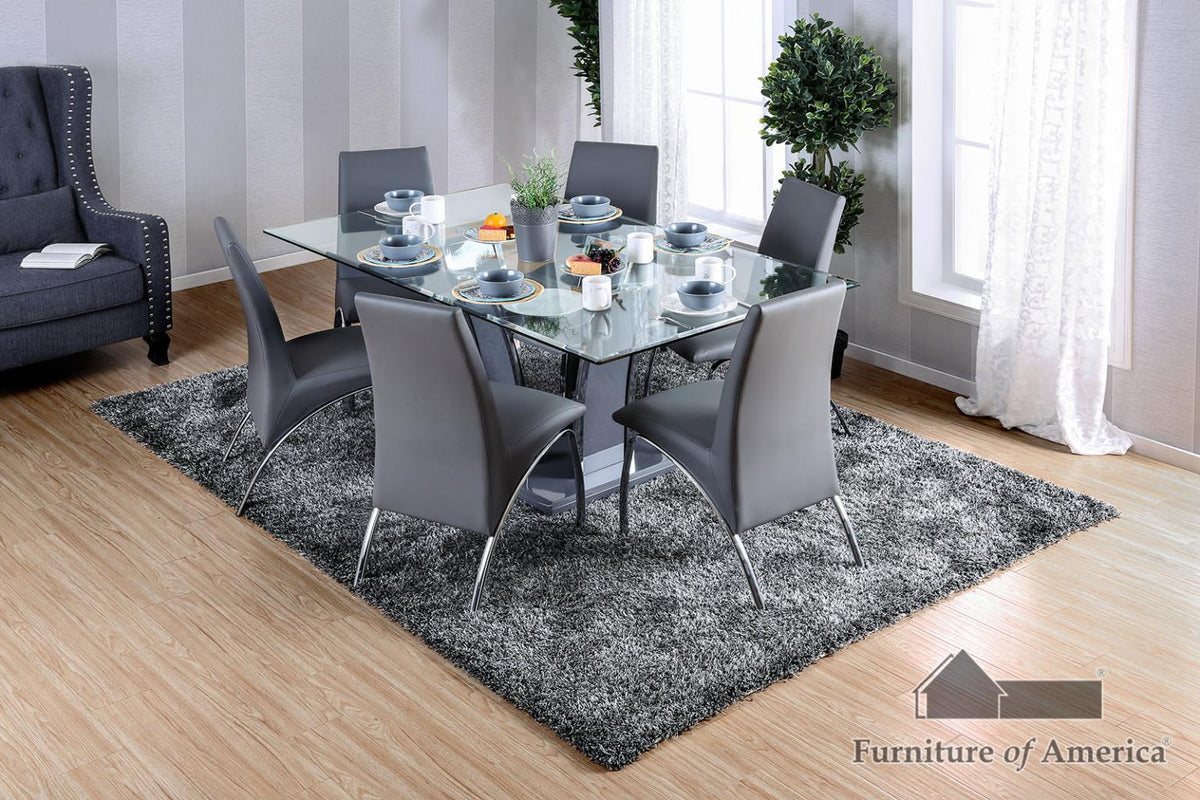 Furniture of America Glenview 7 Pc. Dining Table Set