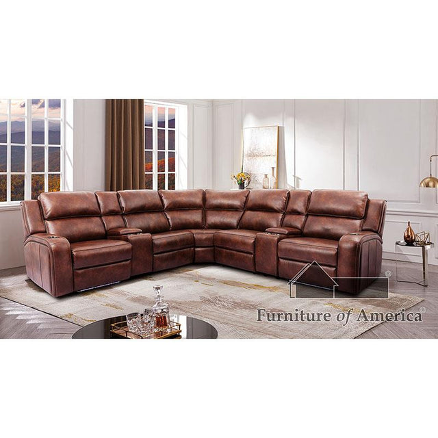 Furniture of America Callie Power Sectional